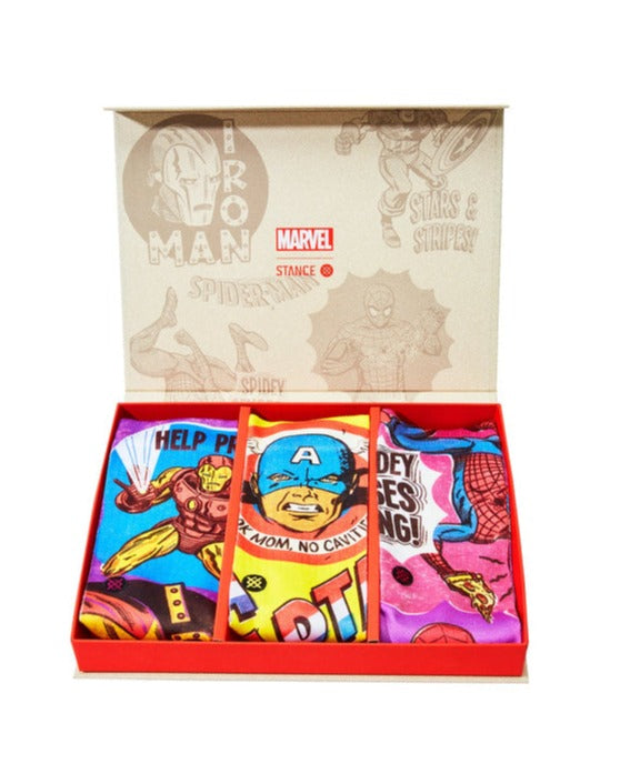 Stance The Marvel Crew Large Socks Box Set A556D23MAV