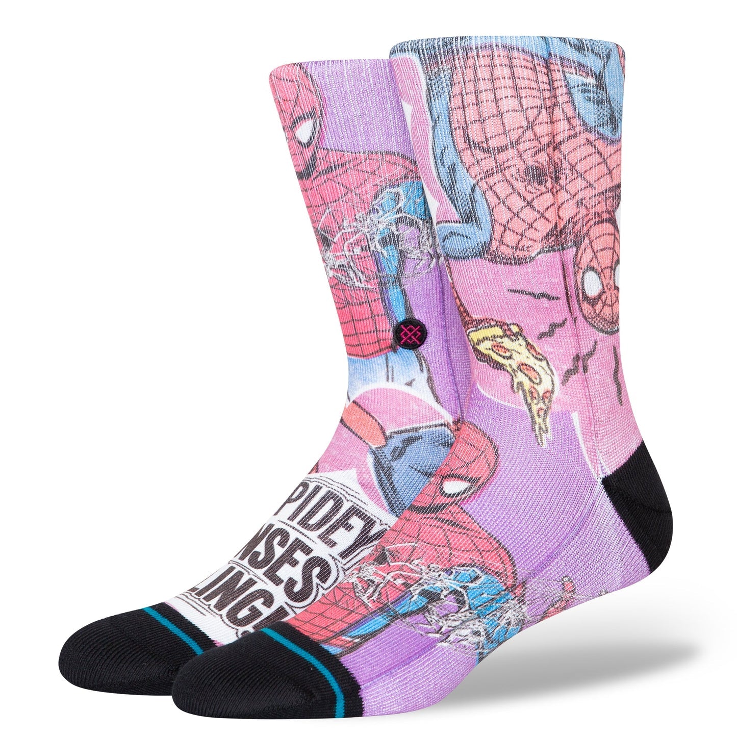 Stance Spidey Senses Crew Socks Purple