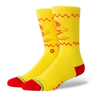 Stance Surfer Boy Crew Socks Yellow