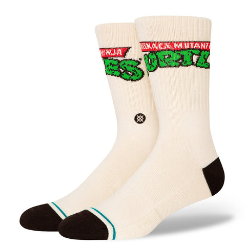 Stance Turtles Crew Sock Off White