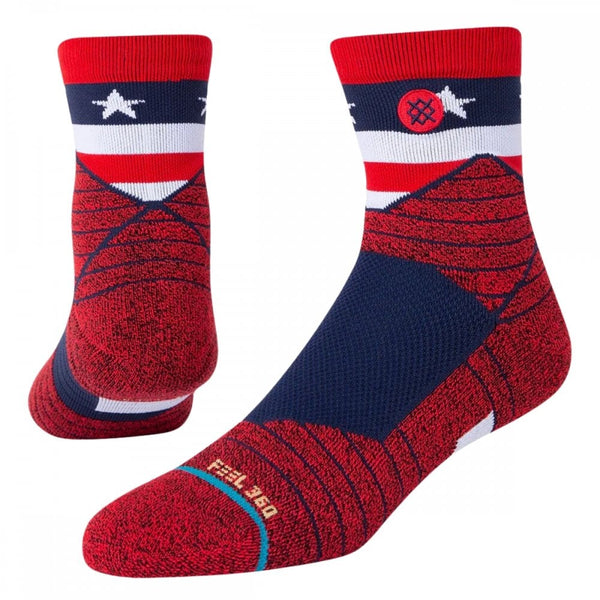 Stance crew socks American Quarter Red