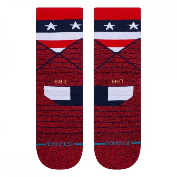 Stance crew socks American Quarter Red