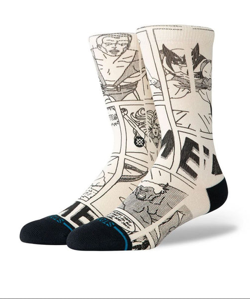 Stance crew socks Marvel Good Vs Bad Crew Black/White