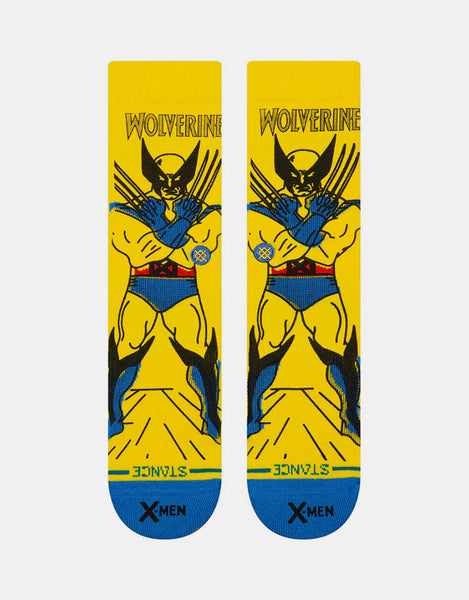 Stance crew socks Marvel Wolverine Crew Yellow