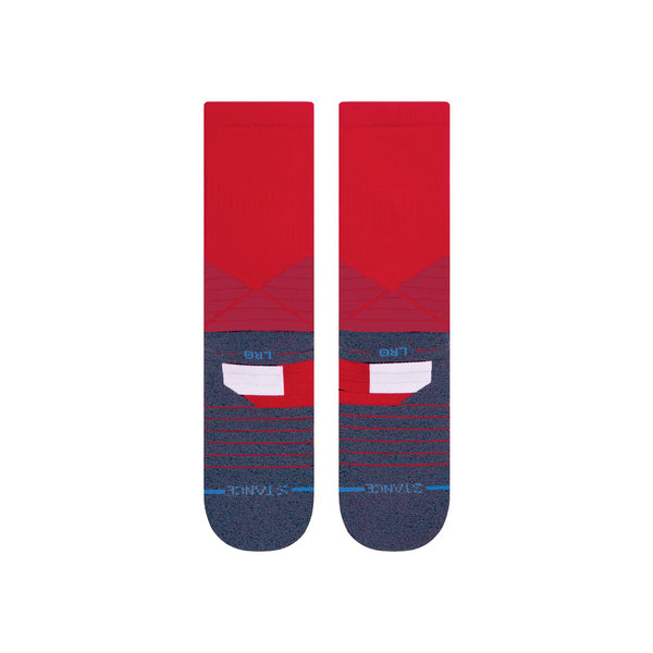 Stance crew socks Icon Sport Crew Red