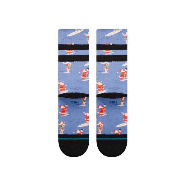 Stance crew socks Surfing Santa Crew Blue