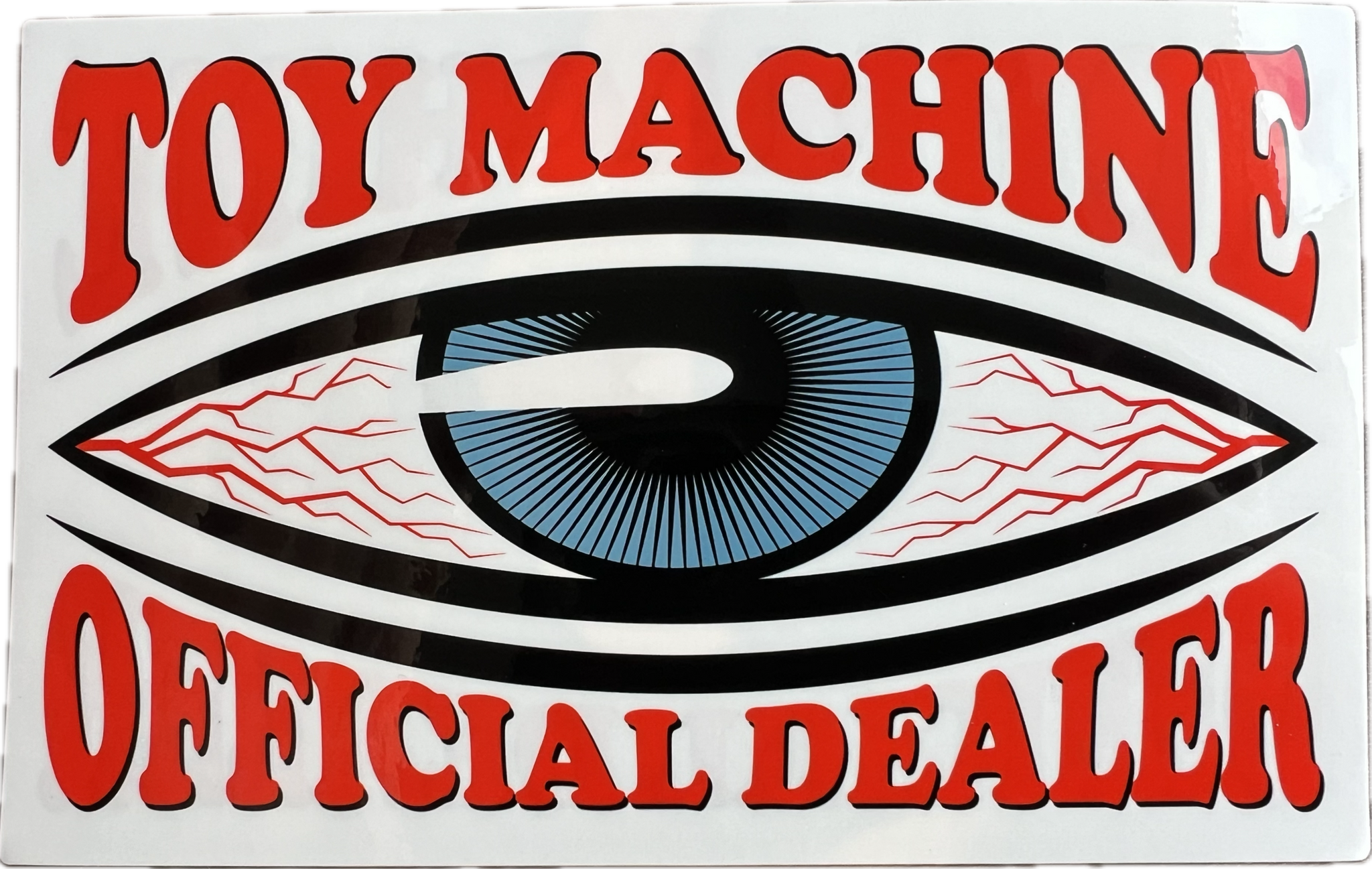 Toy Machine Sticker Official Dealer 15 x 9.5 cm