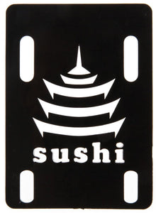 Sushi skateboard riser Pagoda 1/8" Black