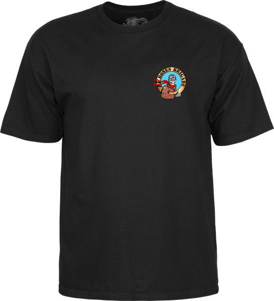 Powell Peralta Tee shirt Bones Brigade Ripper Pilot Black