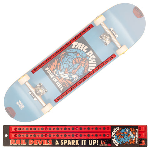 Tail Devil Rail Devils skateboard spark rails - Red