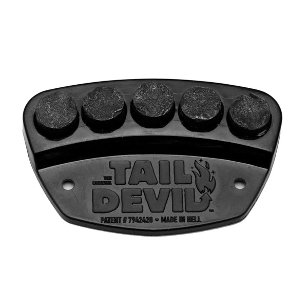 Tail Devil skateboard spark plate - Black