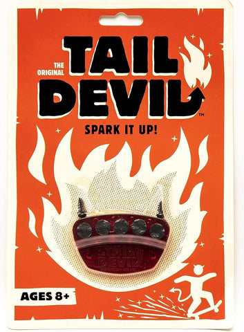Tail Devil skateboard spark plate - Red
