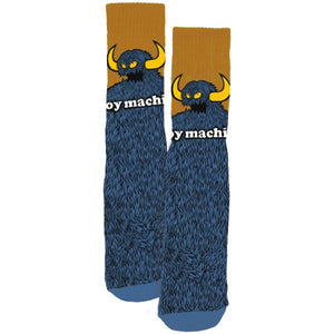 Toy Machine Furry Monster Socks Slate One Size Fits Most
