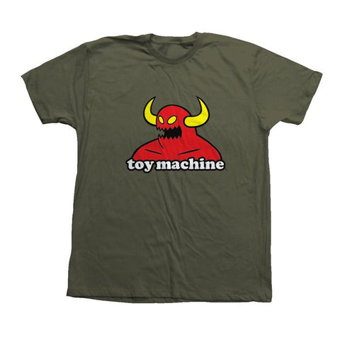 Toy Machine Monster T-Shirt Olive Green