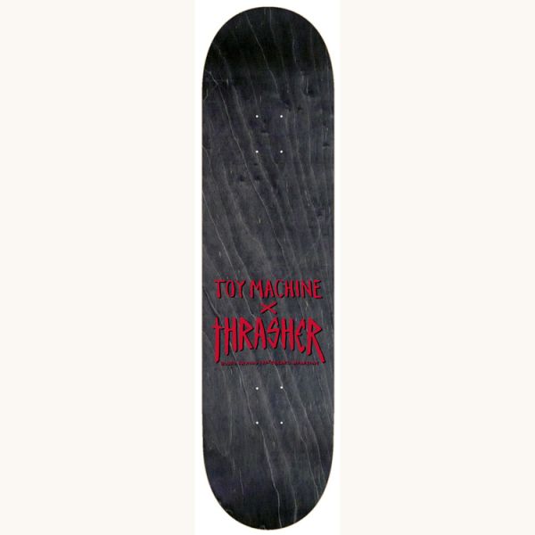 Toy Machine x Trasher skateboard deck Pyramid Sect 8.5"