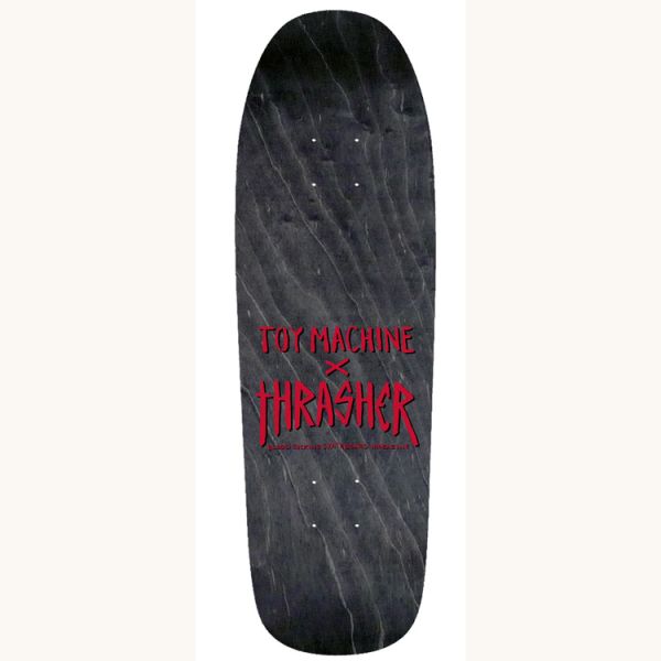 Toy Machine x Trasher skateboard deck Monster Gram Shaped 9.5"