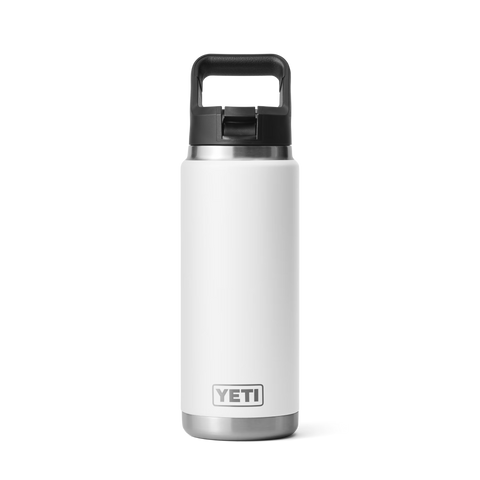 Yeti Rambler Straw Bottle Insulated White 26oz