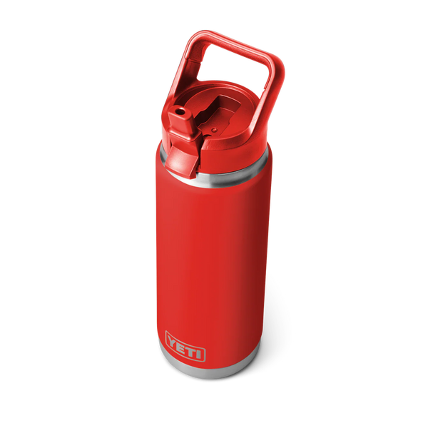 Yeti Rambler Straw Bottle Insulated Rescue Red 26oz - 769ml