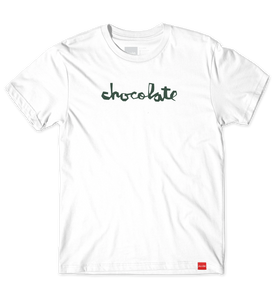 Chocolate Skateboards Chunk Tee shirt white W45D3