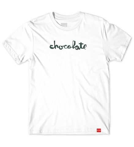 Chocolate Skateboards Chunk Tee shirt white W45D3