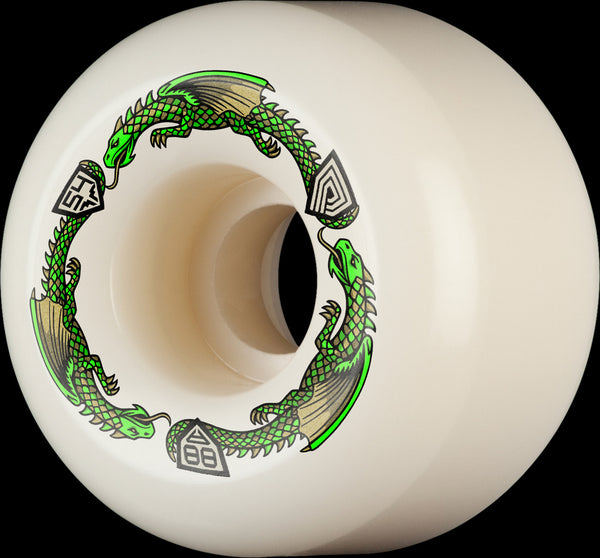 Powell Peralta skateboard wheels Dragon Formula A2 88A 54mm (Pack of 4)