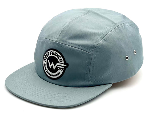 West French Five panel cap skate shop Mumbles Mineral - one size