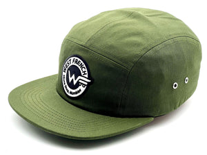 West French Five panel cap skate shop Mumbles Army - one size