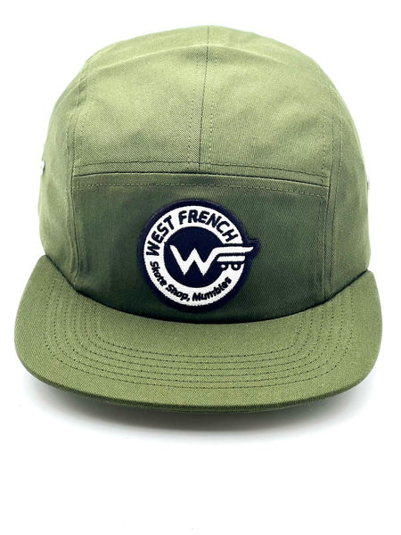 West French Five panel cap skate shop Mumbles Army - one size