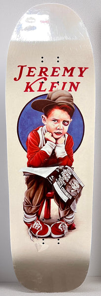 World Industries skateboard deck Jeremy Klein Black Eye Kid 9.625"
