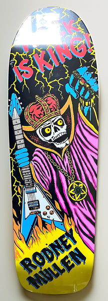 World Industries skateboard deck Rodney Mullen Rock is King 9.625"