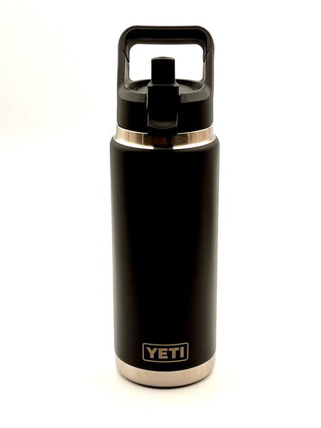 YETI x West French Mumbles Skate Shop Rambler Straw Bottle 26oz – Black Engraved Edition