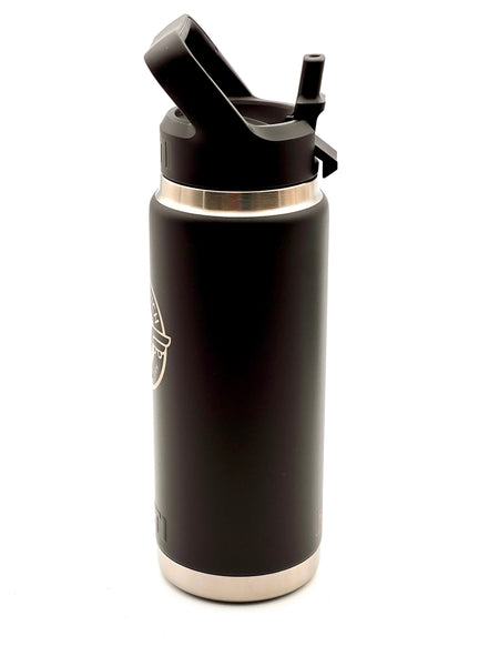 YETI x West French Mumbles Skate Shop Rambler Straw Bottle 26oz – Black Engraved Edition