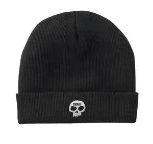 Zero Skateboards Beanie Single Skull Black One Size