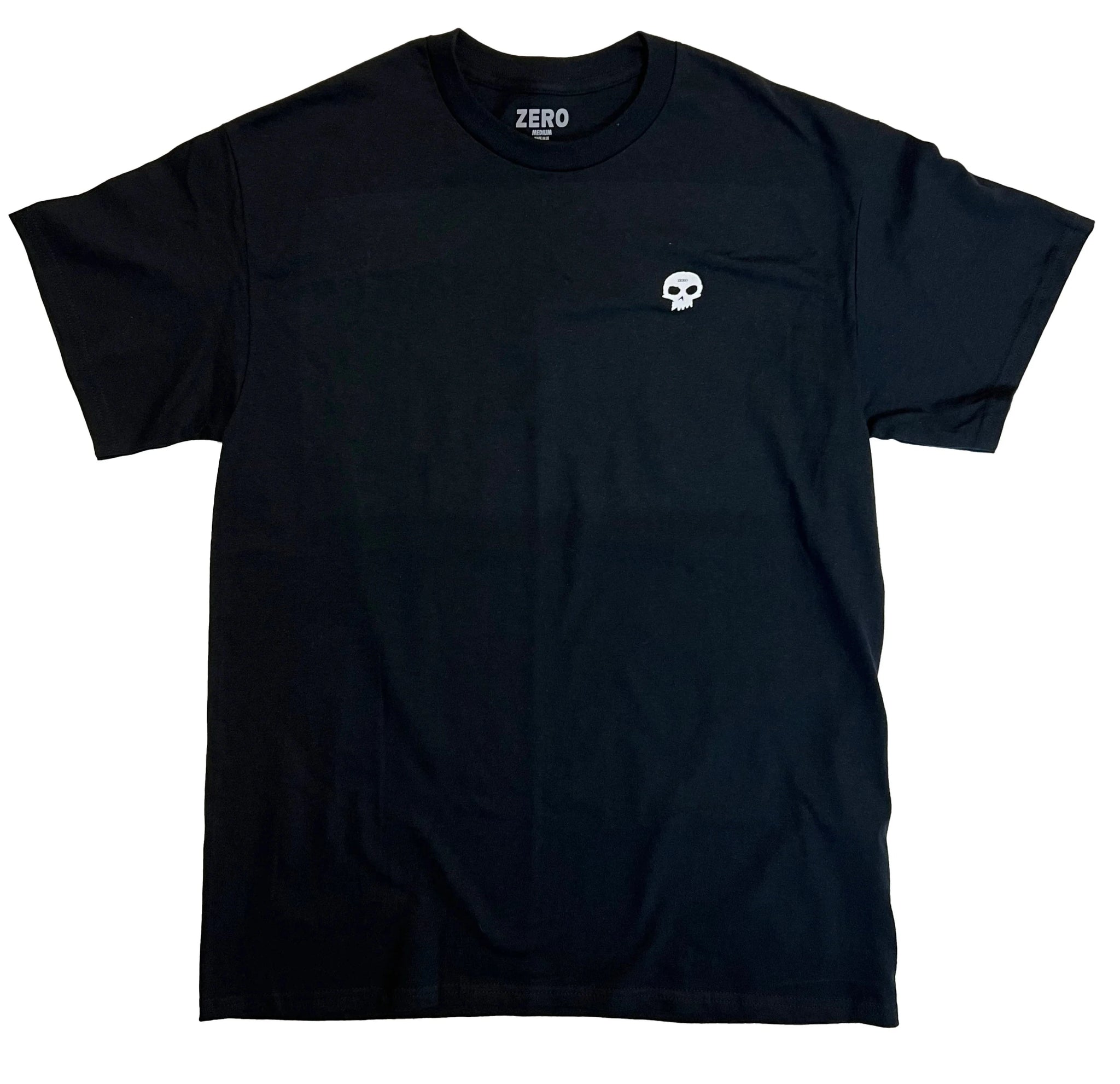 Zero Skateboards Tee shirt Mid Skull Black