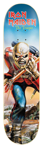 Zero skateboard Deck x Iron Maiden The Trooper 8.25"