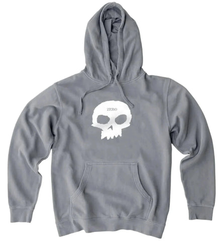 Zero skateboards Pullover Hoodie single Skull Grey