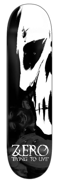 Zero skateboard deck Dying to Live 30 years reissue 8.5"
