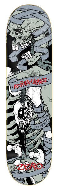 Zero skateboard deck Pushead 30 years reissue Adrian Lopez 8.25"