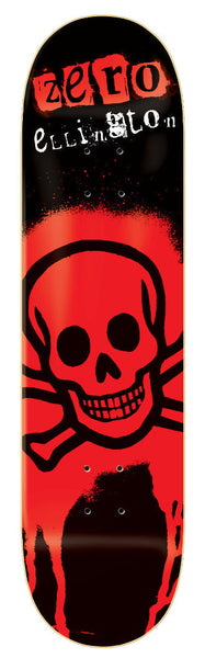 Zero skateboard deck Skull Stencil 30 years reissue Erik Ellington 8.25"