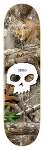 Zero x Realtree skateboard deck Single Skull White 8.5"
