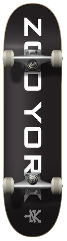 Zoo York skateboard complete OG 95Logo Block black/white 8"