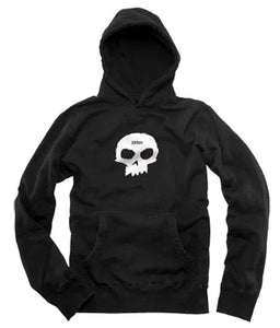 Zero skateboards Pullover Hoodie single Skull Black