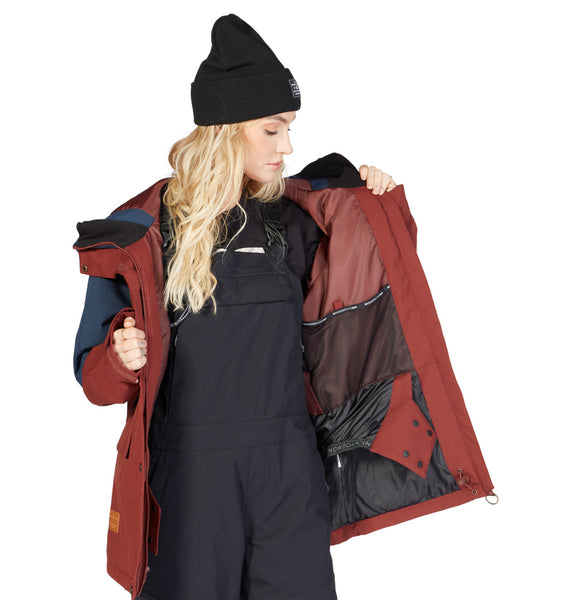 DC Shoes Womens Liberate Technical Snow Jacket Medium Navy 70% off