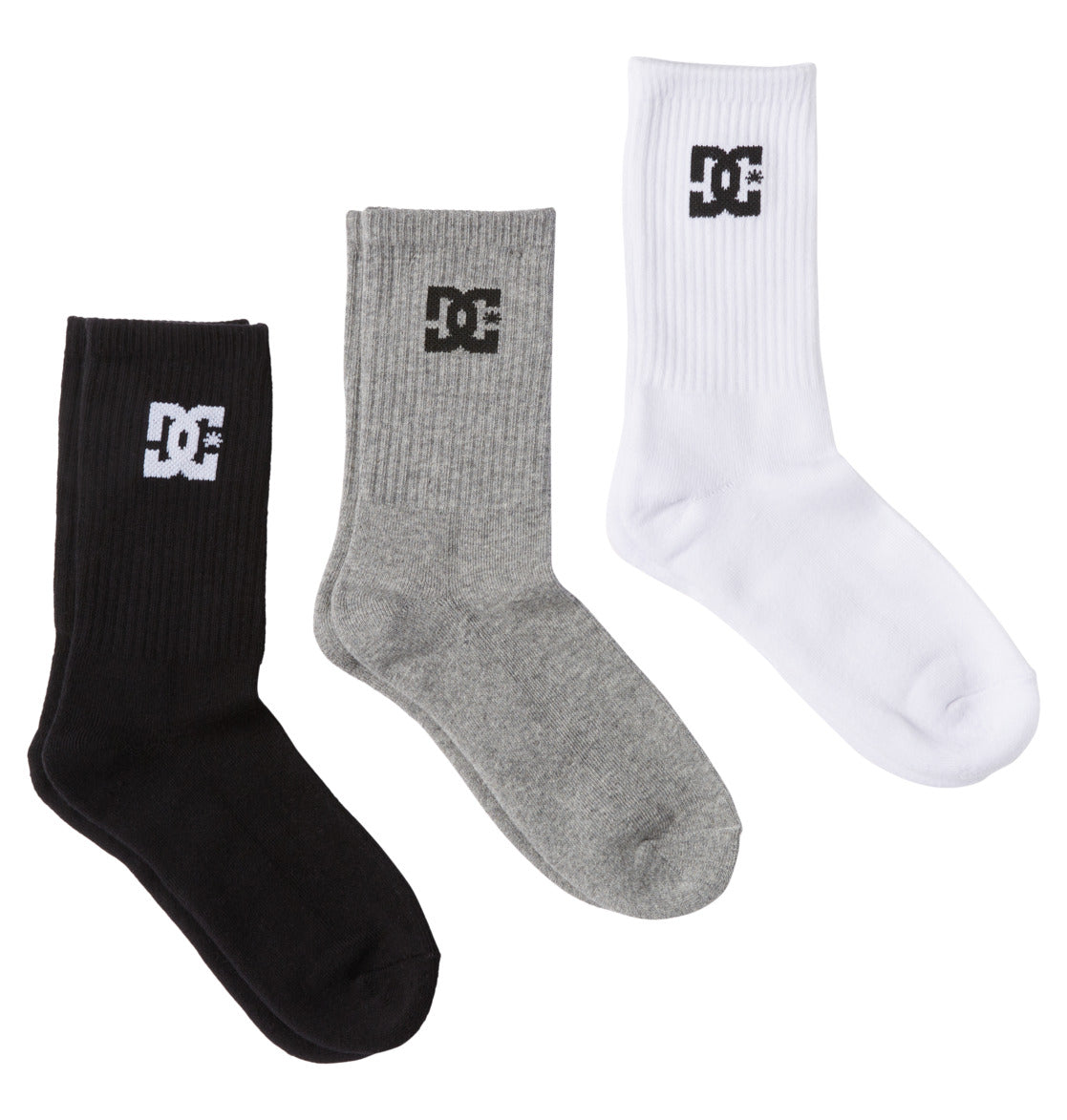DC Shoes Crew Socks 3PK ADYAA03189KVJ8 UK 7-10
