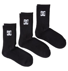 DC Shoes Crew Socks 5PK Black uk 7-10 ADYAA031900KVJ0