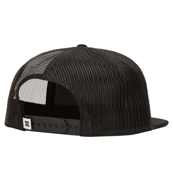 DC Shoes Men's Gas Station Trucker Cap Black