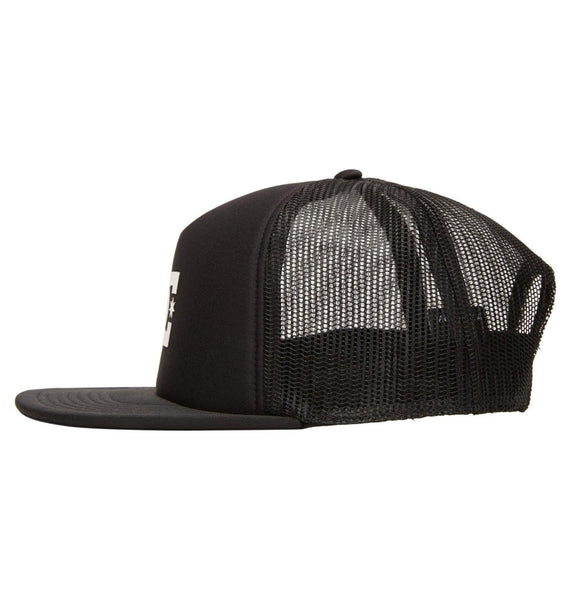 DC Shoes Men's Gas Station Trucker Cap Black