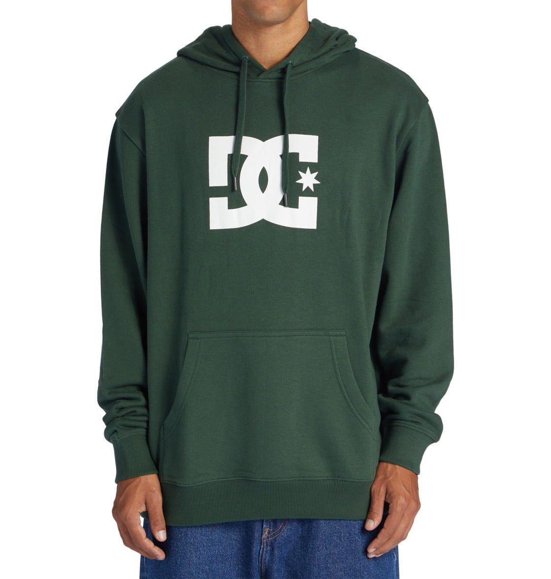 DC Star Hoodie For Men Green ADYSF03099GSS0