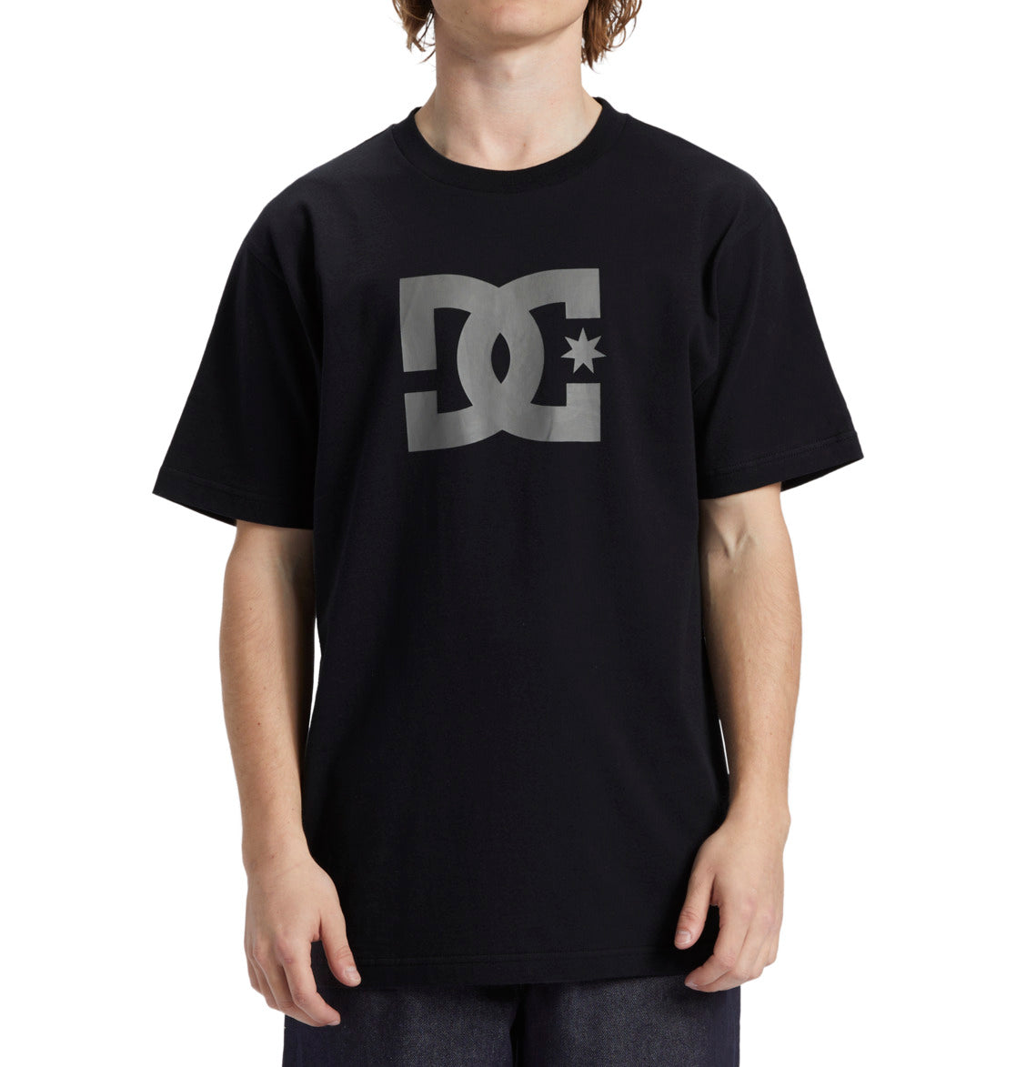 DC Star T-Shirt For Men Black ADYZT05373-XKKS