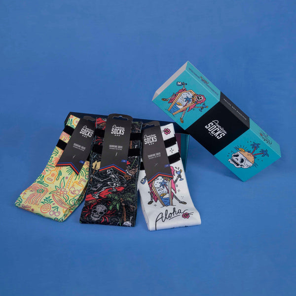 American Socks Aloha Gift Box Set of 3 pairs